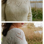Fluffy Hearts Sweater Free Knitting Pattern