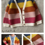 Iris Children’s Cardigan Free Knitting Pattern