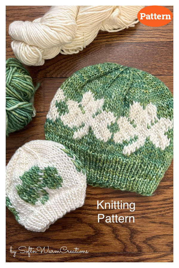 Irish Luck Beanie Knitting Pattern