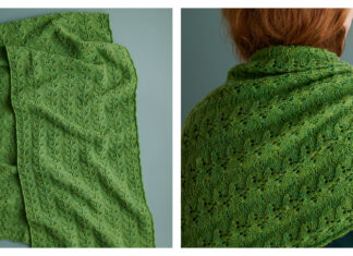 Laurel Wrap Free Knitting Pattern