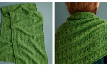 Laurel Wrap Free Knitting Pattern