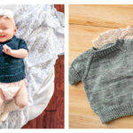 MT Baby Raglan Sweater Free Knitting Pattern