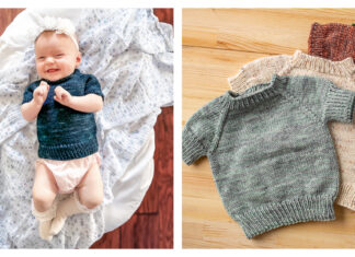 MT Baby Raglan Sweater Free Knitting Pattern