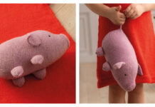 Pig Stuffie Free Knitting Pattern