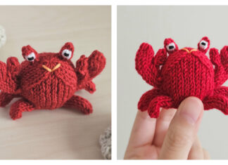 Pinchy the Crab Free Knitting Pattern