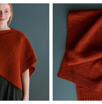 Poetic Poncho Free Knitting Pattern