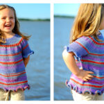 Ruffled Summer Top Free Knitting Pattern