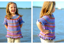 Ruffled Summer Top Free Knitting Pattern