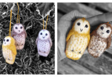 Barn Owl Decoration Free Knitting Pattern