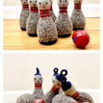 Bowling Skittles Free Knitting Pattern