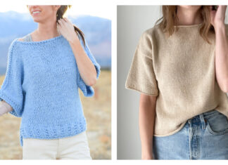 Boxy Tee Knitting Patterns