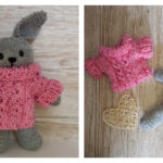 Bunny in Sweater Free Knitting Pattern