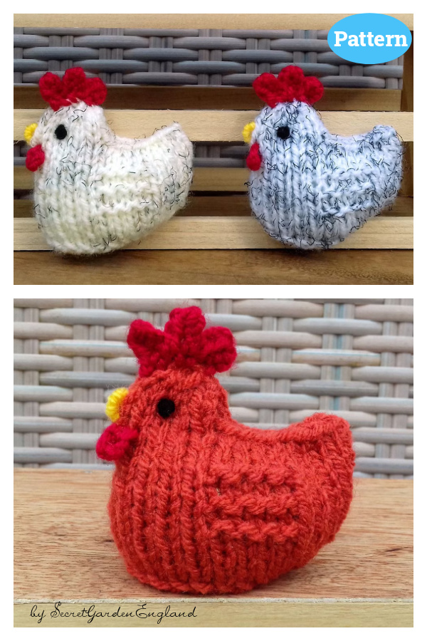 Chickens Creme Egg Covers Knitting Pattern