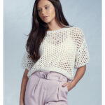 Cropped Boxy Tee Free Knitting Pattern