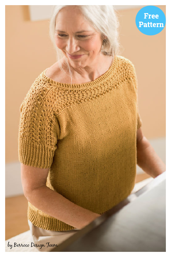 Diane Sweater Free Knitting Pattern