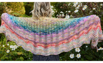 Fa-La-La Fade Shawl Free Knitting Pattern