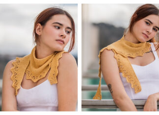 Harmonia Shawlette Free Knitting Pattern