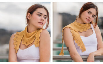 Harmonia Shawlette Free Knitting Pattern