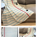 Notepaper Blanket Free Knitting Pattern