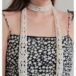 Skinny Lace Scarf Free Knitting Pattern