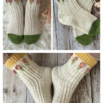 Spring in Fragance Soqs Socks Free Knitting Pattern