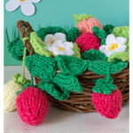 Strawberry Basket Free Knitting Pattern