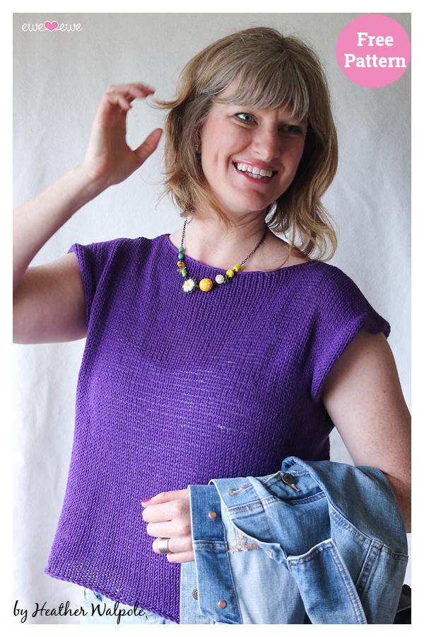 Temperature Tee Free Knitting Pattern