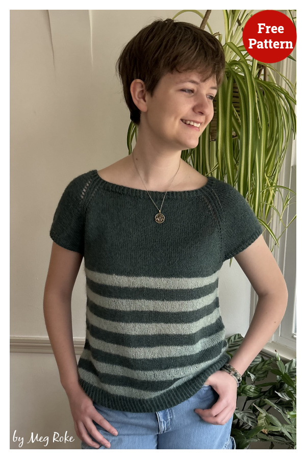 Tidepool Tee Free Knitting Pattern