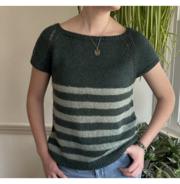 Tidepool Tee Free Knitting Pattern