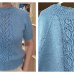 Bonus Lace Tee Free Knitting Pattern and Video Tutorial