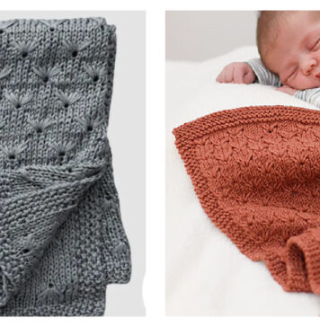 Dandelion Stitch Blanket Knitting Patterns