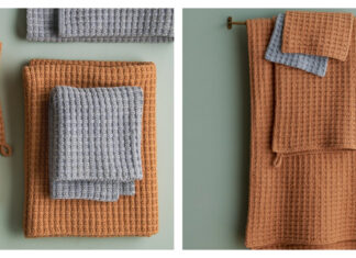 Hot Springs Towel Set Free Knitting Pattern