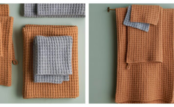 Hot Springs Towel Set Free Knitting Pattern
