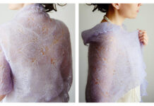 Lilaceous Shawl Free Knitting Pattern