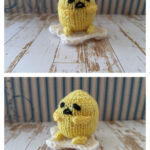 Mini Gudetama Amigurumi Free Knitting Pattern