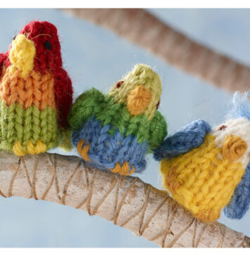 Parrot Free Knitting Pattern