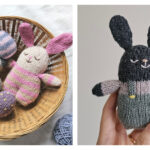 Rabbits and Easter Eggs Free Knitting Pattern