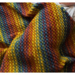 Stars over the Rainbow Blanket Free Knitting Pattern