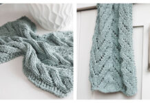 All About the Lace Kitchen Towel Free Knitting Pattern