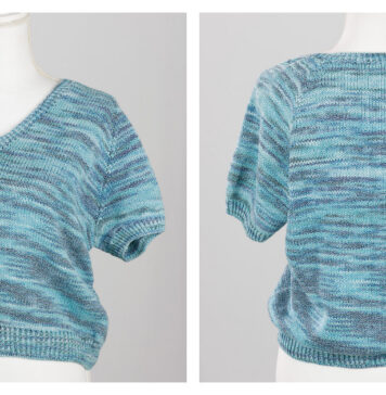 Aria Tee Free Knitting Pattern