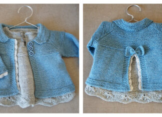 Baby Girl Coat Free Knitting Pattern