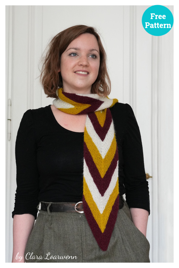 Charming Chevron Scarf Free Knitting Pattern