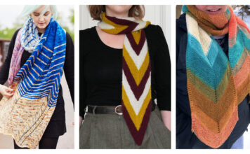 Charming Chevron Scarf Free Knitting Patterns