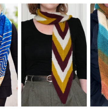 Charming Chevron Scarf Free Knitting Patterns