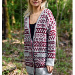 Colorwork Cardigan Free Knitting Pattern