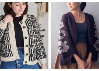 Colorwork Cardigan Knitting Patterns