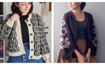 Colorwork Cardigan Knitting Patterns