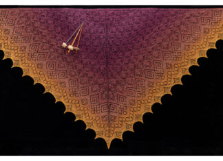 Dragon Flower Shawl Free Knitting Pattern