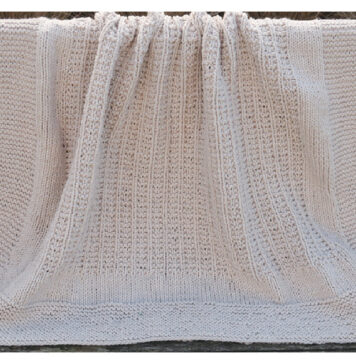 Everwoven Blanket Free Knitting Pattern