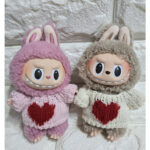 Heart Sweater for Labubu Doll Knitting Pattern